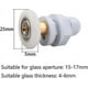thumbnail image 2 of 4 Pieces Shower Door Wheel 25mm Shower Door Rollers Shower Rollers Shower Door Roller Roller Caster Shower Door Runners For Shower Door, 2 of 5