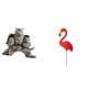 thumbnail image 1 of Figuras de flamencos, artesanía de animales artificiales, estatua moderna en miniatura, adorno de jardín, escultura de resina, ideal para dormitorio,, 1 of 8