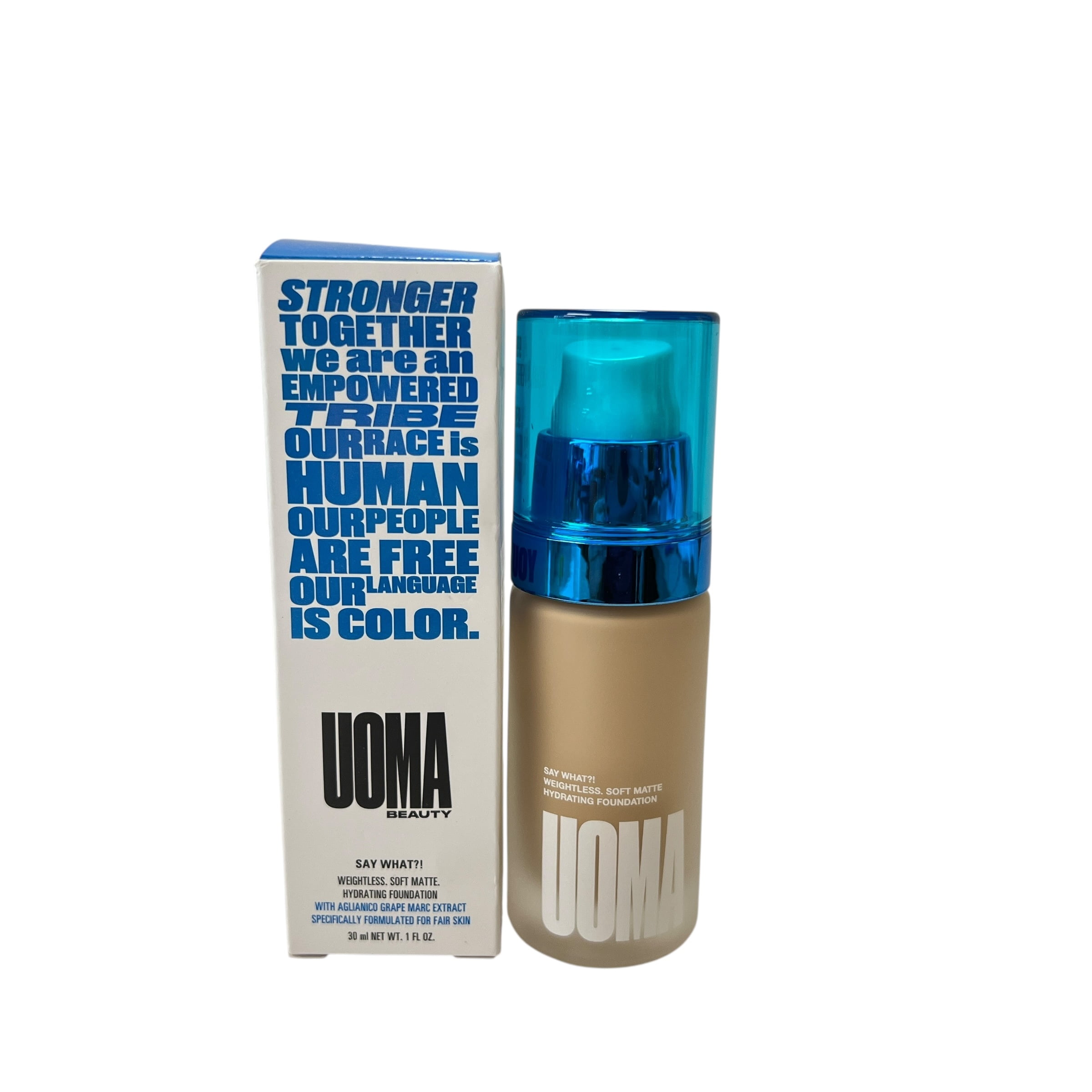 Uoma Beauty Say What?! Weightless Soft Matte Hydrating Foundation 1 fl oz Fair Lady T1C