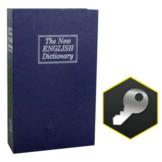 Secret Book Safe Box Simulation Book Design Storage Box with Lock Bedroom Home Use New