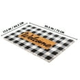 thumbnail image 4 of Ninamar Buffalo Plaid Welcome Door Mat - Natural Coir - 29.5 x 17.5 inch, 4 of 6