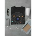 thumbnail image 3 of NASA Mens Graphic Tee - Solar System - Regular Fit 100% Cotton, 3 of 4