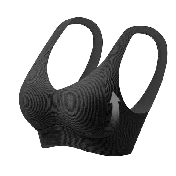 Akafmk Wireless Push Up Bra for Women,High Support Comfortable Bra for Women,No Show Comfortable Underwear for Daily Wear XXXXXL