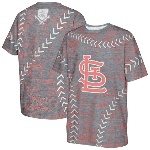 Youth Navy St. Louis Cardinals Slide Score Bold T-Shirt