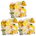 thumbnail image 2 of Advancent Elegante ramo de flores artificiales para interior/exterior flores artificiales flores falsas bajo mantenimiento 23 nuevo estilo LH005 Type1 NO1, 2 of 6