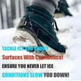 thumbnail image 3 of Ice Cleats for Boots Shoes,with 10 Steel Studs Crampons,Rubber Snow Cleats, Spikes Crampons for Hiking Boots and Shoes.Ice Grips Anti Slip for Men Women, 3 of 9