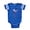 Royal Blue, variant on CafePress - FIN Manatee - Cute Infant Baby Football Bodysuit