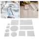 thumbnail image 3 of Bloque de sello transparente, 11 piezas de acrílico transparente Bloque de sello transparente Bloque de acrílico construido para durar, 3 of 8
