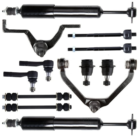AUTOMUTO Struts & Shocks Quick-Strut Front shock absorber Tie Rod End Stabilizer Bar Link Kit Ball Joint Control Arm And Ball Joint Assembly Fit For 01-05 for Ford Explorer Sport Trac