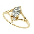 thumbnail image 2 of Tommaso Design� Oval 6x4 mm Genuine White Topaz Ring, 2 of 9