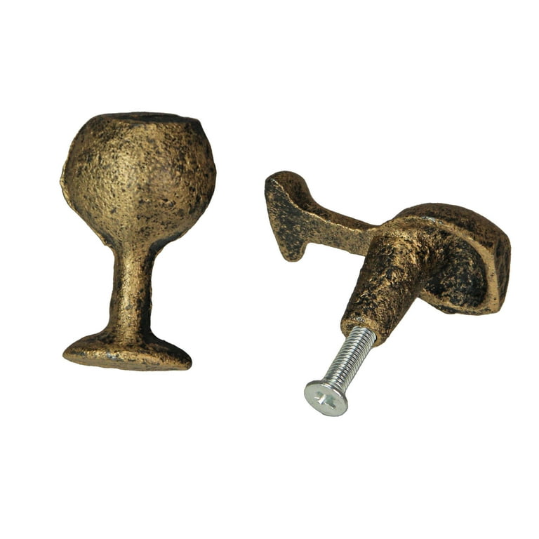 wine glass cabinet knobs
