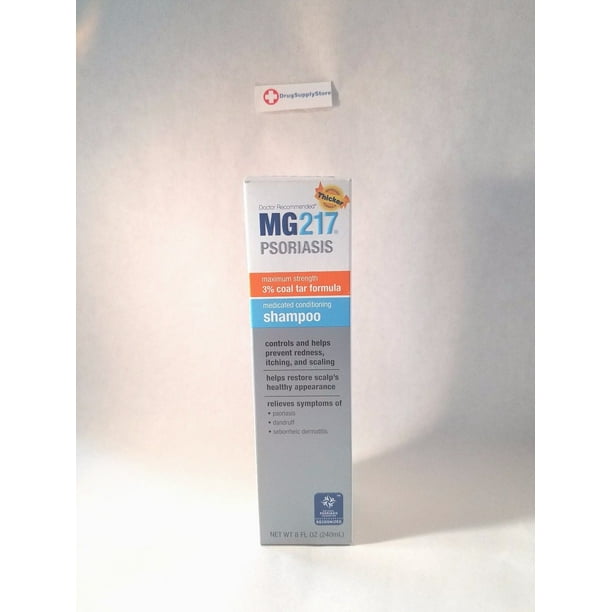 Mg 217 Medicated Tar Shampoo Maximum Strength For Psoriasis 8 Ounces