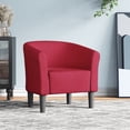 thumbnail image 1 of vidaXL Tub Chair Wine Red Fabric, 1 of 5