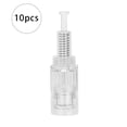 thumbnail image 2 of 10 agujas de cartucho para tatuaje de cejas, microagujas eléctricas para eliminar el acné, herramienta para el cuidado de la piel., 2 of 12