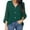 Green, variant on Gubotare Womens Tops Casual Women's Causal Long Balloon Sleeve Shirts Tops Crewneck Smocked Loose Blouse (Navy,L)