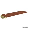 thumbnail image 5 of Washington Square Collection 16-in Solid IPE Ironwood Shelf in Satin Nickel, 5 of 5