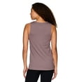 thumbnail image 3 of RBX Active Women's Tunic Ribbed Side Ultra Soft Tank Top, 3 of 4