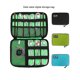 thumbnail image 5 of Minnieouse Organizador de cables de datos de nailon, Cable de carga Rectangular con múltiples ranuras, cargador, lector de tarjetas, bolsa de Viajes, Equipaje y Accesorios Varios Azul oscuro, 5 of 6