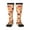 3 Black, variant on Cups of Tea Thigh High Socks Extra Long Stretchy Sock Women Over Knee High Opaque Stocking Daily Wear