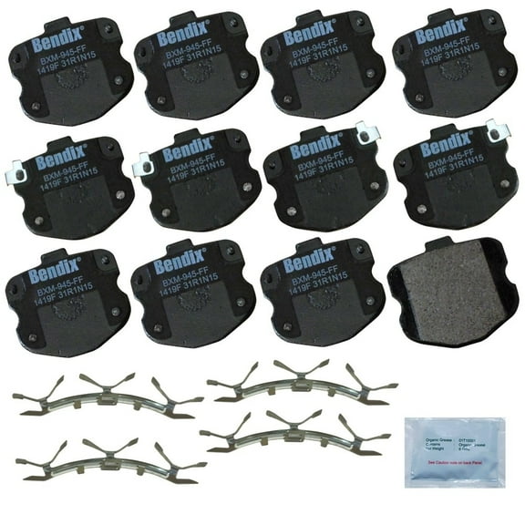 Disc Brake Pad Set Fits select: 2010-2013 CHEVROLET CORVETTE GRAND SPORT, 2009 CHEVROLET CORVETTE Z06
