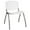 White, variant on Flash Furniture HERCULES Series 880 lb. Capacity White Plastic Stack Chair with Titanium Gray Powder Coated Frame