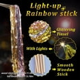 thumbnail image 2 of Tinsel Party Streamers,QZS Tinsel Wedding Wands,20pcs Light up Wedding Streamers with LED for Holiday,Birthday Party,Favors,Bridal Shower,Multicolor, 2 of 6