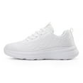 thumbnail image 6 of kamemir Womens Walking Shoes Tennis Sneakers Casual Lace Up Lightweight Running Shoes(White,6.5), 6 of 6