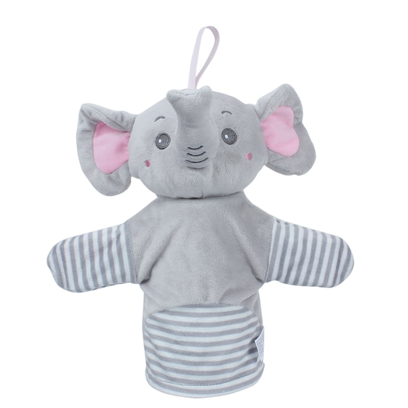 Cartoon Animals Hand Puppet Plush Toy Animals Puppets with Movable Hand