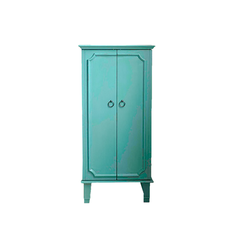 UPC 856942005777 product image for Hives and Honey Cabby Fully - Locking Blue Jewelry Armoire - Turquoise | upcitemdb.com