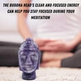 thumbnail image 5 of Lepidolite Crystal Buddha Head Statue for Zen, 5 of 5