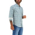 thumbnail image 2 of Camisa Vaquera Wrangler Hombre Manga Larga 51M verde CH, 2 of 6