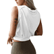 thumbnail image 3 of Camisetas Deportivas para Mujer, Lindas Camisetas Sin Mangas para Yoga, Correr, Gimnasio, Algodón, , XXL, 3 of 7