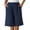 Navy, variant on Arlun Womens High Waist Baggy Shorts Linen Loose Fit Five Point Pants with Pockets Solid Color Wide Leg Summer Shorts 2026 Beach Vacation Thin Breathable Bottoms White XL