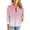 Pink-B, variant on Women's Bomber Jacket Casual Gradient Zip Up Coat Fashion Color Block Lightweight Windbreaker Outerwear with Pockets
