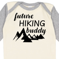 thumbnail image 4 of Inktastic Future Hiking Buddy Boys or Girls Long Sleeve Baby Bodysuit, 4 of 5