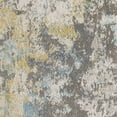 thumbnail image 7 of Loomaknoti Sientan Darani 8' x 10' Abstract Indoor Polypropylene Area Rug , Yellow, 7 of 7
