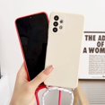 thumbnail image 5 of Strap Cord Chain Case For Samsung Galaxy A54 A14 A53 A52 A51 A34 A33 A13 S23 S22 Ultra S21 FE Necklace Lanyard Rope Matte Cover, 5 of 5