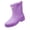 Purple, variant on Willtoo Mid Calf Rain Boots for Women,Waterproof Garden Shoes Anti-Slip Rainboots,Outdoor Work Rain Shoes