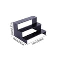 thumbnail image 3 of Perfume Stand Organizer for Bedroom, Black, 3 Shelf Storage Rack, Cosmetic Organizer Countertop, 1 Pc, 3 of 6