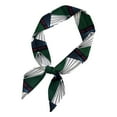 thumbnail image 2 of Riguas Women Men Fashion Geometric Pattern Headband Ribbon Tied Bag Wrapped Handle Ribbon Faux Silk Scarf Turban Long Hair Band, 2 of 7