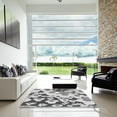 thumbnail image 7 of Ahgly Company Machine Washable Indoor Square Transitional Ash Gray Area Rugs, 5' Square, 7 of 7