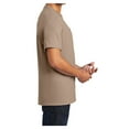 thumbnail image 4 of Mens Essential Cotton T Shirt with Pocket Sand L, 4 of 6