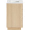 thumbnail image 6 of Meridian Furniture Willard 24" Natural Engineered Stone Bathroom Vanity, 6 of 13