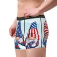 thumbnail image 4 of Bingfone Cute Gnomes In Usa1 Men'S Underwear - Casual Stretch Boxer Briefs-Small, 4 of 9