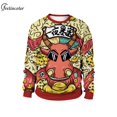 thumbnail image 2 of Sudaderas con estampado de Anime para hombre, chándal Unisex, jerséis de Año Nuevo Chino, ropa de calle Vintage, ropa masculina, Sudadera de cuello redondo, 2 of 4