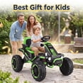 thumbnail image 6 of Funcid 36V Ride on Car for Kids, 4 Wheeler Electric Car with 600W Motors, Ride on Toy for Big Kids, Electric ATV with Spring Suspension, Bluetooth, Music, LED Lights, Green, 6 of 7