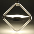 thumbnail image 3 of Novashion Modern 2-Light LED Dimmable Pendant Light with Acrylic Shade, 3 of 7