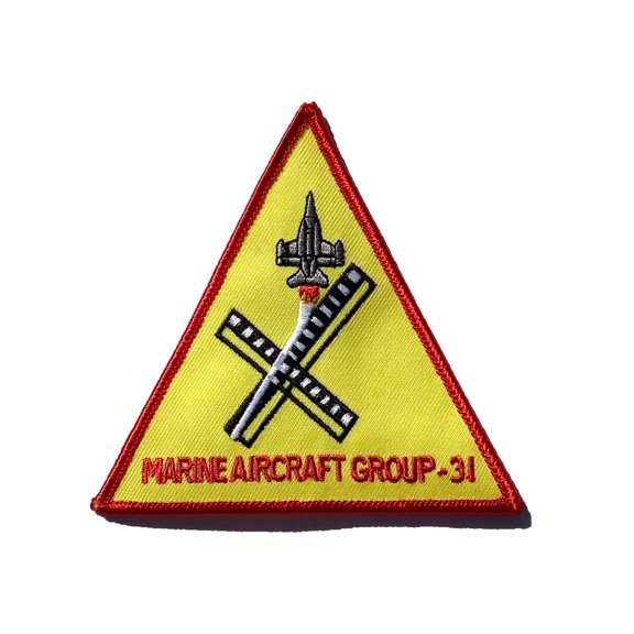 Marine Air Group 31 MAG-31 Patch - Plastic Backing
