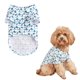 thumbnail image 1 of Camisa hawaiana para perro, ropa para cachorro, chaleco con solapa y estampado de hojas, polo de verano, ropa para mascotas (coco azul marino) L, 1 of 7
