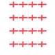 thumbnail image 2 of 20 banderas de fútbol para animar, pequeñas banderas patrióticas de mano, decorativas, de Inglaterra., 2 of 6